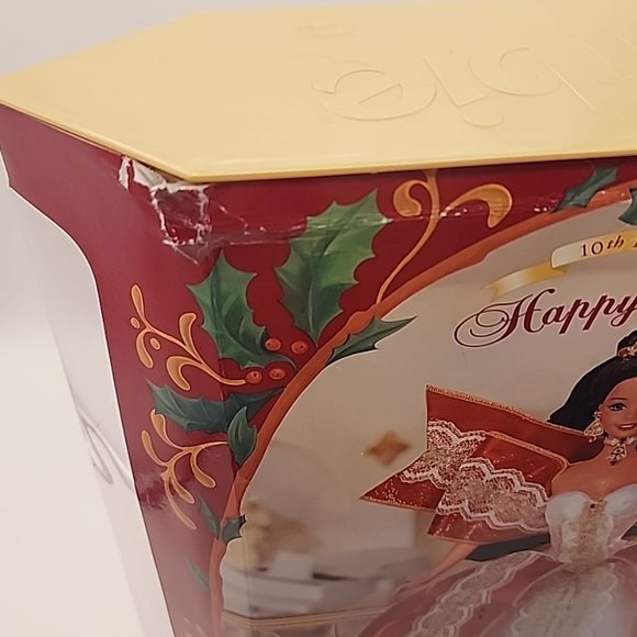 Happy Holidays 1997 10th Anniversary Special Edition Barbie Doll Mattel #17832 - Picture 7 of 11